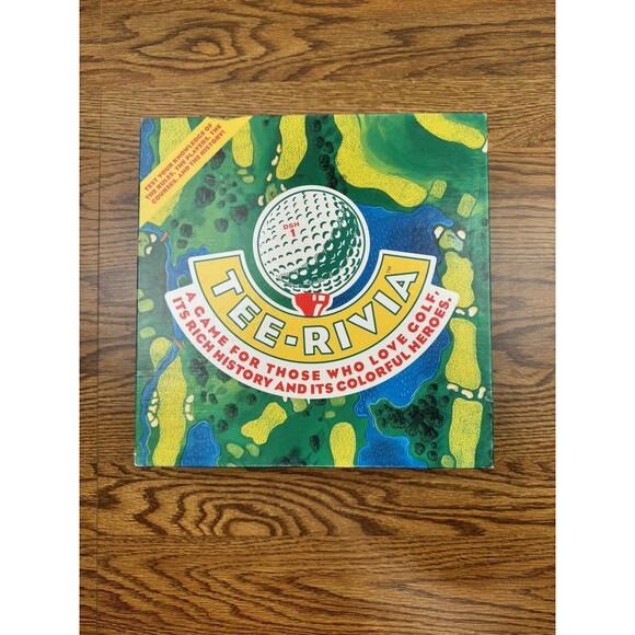 1994 DSH Enterprises TEE-RIVIA Golf‎ Trivial Board Game Sealed - Picture 1 of 6